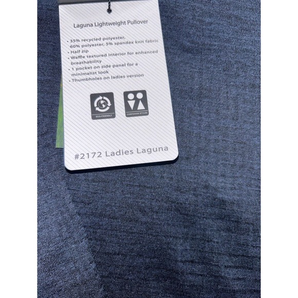 Fossa Apparel Laguna #2172 Long Sleeve 1/4 ZIP PULLOVER Golf Running Women Med - Picture 2 of 7